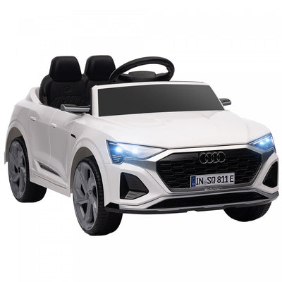 Qaba Audi Q8 Etron Sportback Licensed Powered Ride-On Car, 12v Battery Powered Kids Electric Car Wit|Qaba Audi Q8 Etron Sportback Voiture Electrique Pour Enfants Alimentee Par Batterie 12 V Avec Teleco
