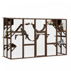 Grande Cage A Chat Avec Plates-formes, Echelles Espresso