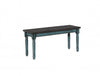 Banc de salle à manger Willow - bleu sarcelle