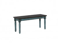Banc de salle à manger Willow - bleu sarcelle