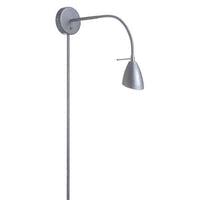 Lampe de lecture murale Winford de Dainolite avec fini chromé satiné