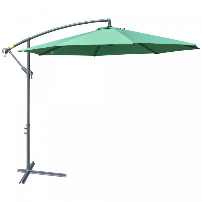 Outsunny Parasol De Patio, Vert