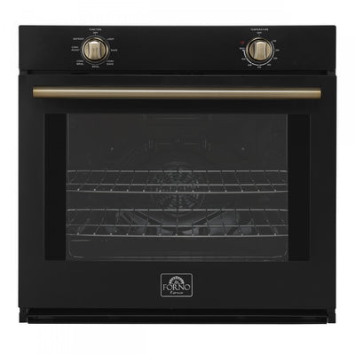 Forno Vomero 30" Single Wall Oven in Black, 5 cu.ft. Convection Oven - FBOEL1370-30BLK | Four mural simple Vomero 30 po, noir, four a convection de 5 pi³ - FBOEL1370-30BLK