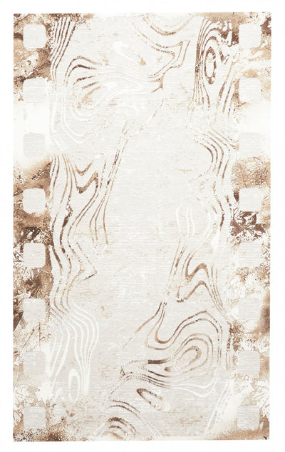 Echo Tan Rug 8'0" x 10'0" | Tapis Contemporain/Moderne Echo 8'0" x 10'0" en Brun clair