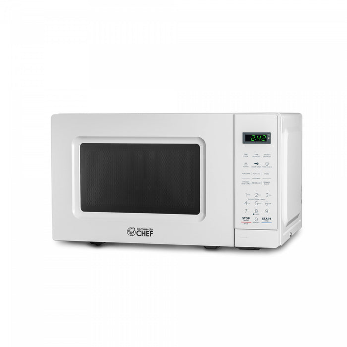 Four a micro-ondes de comptoir Commercial Chef serie CHM, 0,7 pi³, CHM7MW, blanc