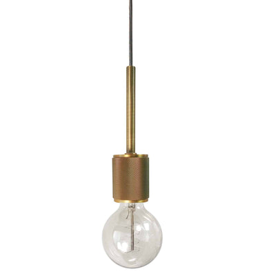 Dainolite Roswell 1 Light Pendant Small Aged Brass Lamp|Petit luminaire suspendu Roswell de Dainolite avec fini laiton vieilli et 1 ampoule