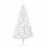 Homcom Decoration De Vacances Sapin De Noel De 7 Pieds Avec Support - Blanc