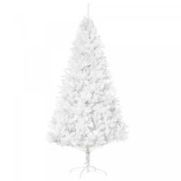 Homcom Decoration De Vacances Sapin De Noel De 7 Pieds Avec Support - Blanc