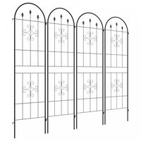 Lot De 4 Treillis De Jardin En Metal Pour Plantes Grimpantes Et Fleurs
