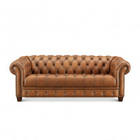  Hydeline York Sofa en cuir – Brun