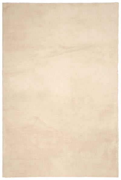 Argo Plush & Shags Beige Washable Rug 6'7" x 9'0" Indoor Area Rug | Tapis Lavable/Moelleux Argo 6'7" x 9'0" en Beige