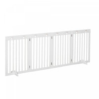 Pawhut Barriere De Securite Pliable Extra Large Pour Animal Domestique Avec 4 Pieds De Support Pour