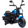 Aosom Moto Electrique Pour Enfants, 6 V, Demarrage A Un Seul Bouton, Bleu