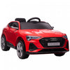 Aosom 12v Voiture Electrique Enfant, Jouet A Piles Avec Telecommande Parent, Ceinture De Securite, Lumieres Led, Musique Et Klaxon, Pour 3-5 Ans, Rouge