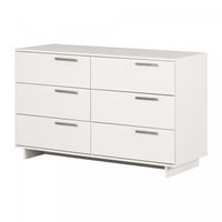  Cavalleri Commode 6 Tiroirs - Blanc Solide
