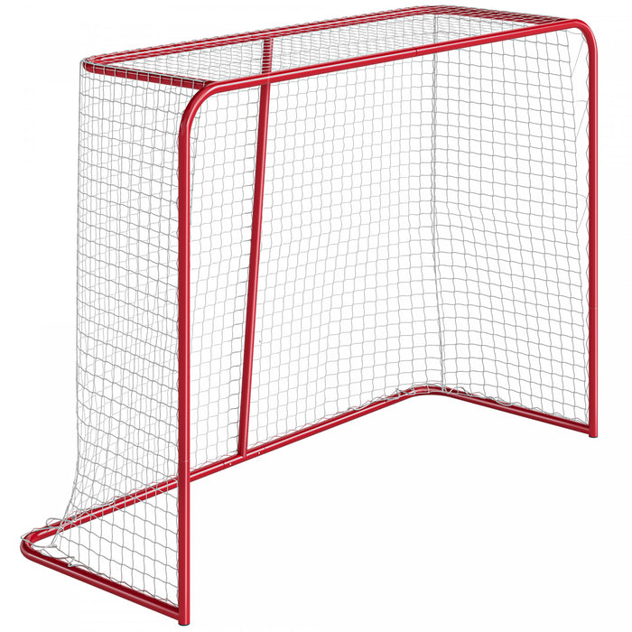 Soozier Mini But de Hockey 160 x 115 cm, Filet Facile a Installer avec Cadre en Metal