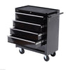 Homcom Armoire A Outils Roulante En Acier A 5 Tiroirs