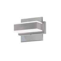 Lumière de coiffeuse murale Viola de Dainolite avec fini chromé poli et 1 ampoule à DEL