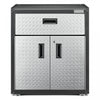 Armoire modulaire GearBox à portes 3/4 de Gladiator - bande de roulement argentée