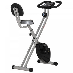 Soozier Velo D'exercice D'entrainement Vertical Pliable Avec 8 Niveaux De Resistance Magnetique Pour L'exercice Aerobique, Noir