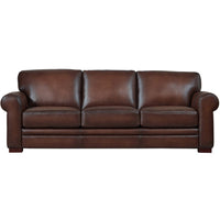 Hydeline Brookfield Sofa en cuir – Brun
