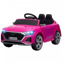 Qaba Audi Q8 Etron Sportback Voiture Electrique Pour Enfants Alimentee Par Batterie 12 V Avec Teleco