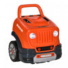 Qaba Ensemble De Jouets Pour Moteur De Camion Pour Enfants, Ensemble De Jeu Educatif Pour Station-service De Voiture, Atelier A Demonter, Avec Volant, Klaxon, Lumiere, Cle De Voiture Rc Orange