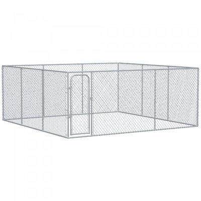 Pawhut 228 Sq. Ft. Dog Playpen Outdoor, Walk-in Dog Run Kennel Puppy Exercise Pen With Galvanized St|Pawhut Parc Pour Chien D'exterieur 227,7 Pieds Carres, Enclos D'exercice Pour Chiots Avec Cadre En A
