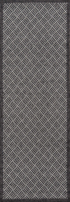 Tapis Contemporain Eve 2'0\" x 6'0\" en Gris