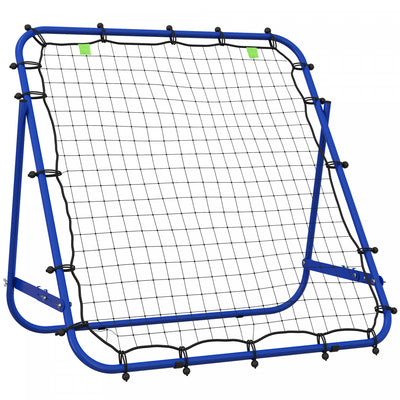 Soozier Volleyball Rebounder Net, Adjustable Soccer Rebounder, Blue