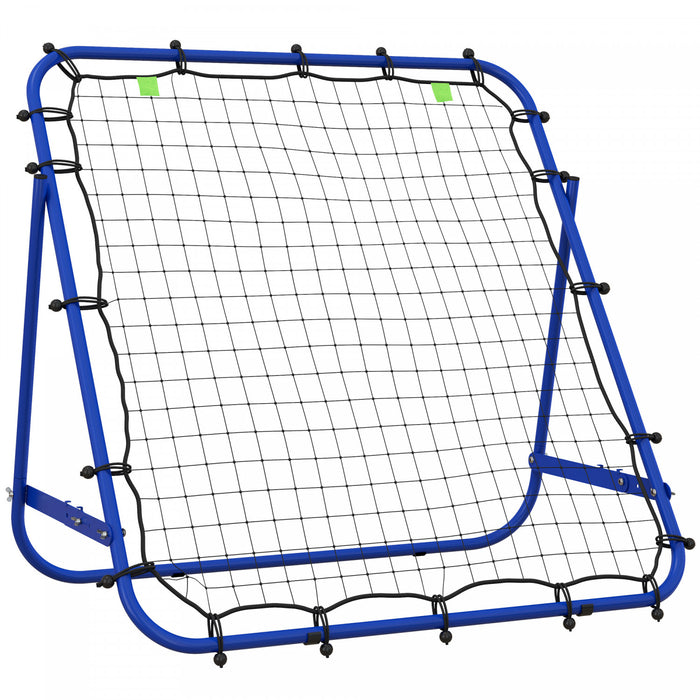 Soozier Filet Rebondisseur pour Volleyball et Football, Reglable, Bleu