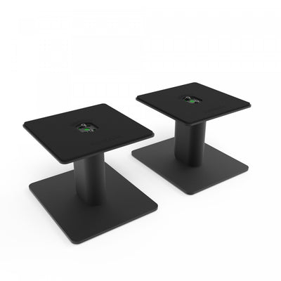 Kanto SP6HD 6" Universal Desktop Speaker Stands with Cable Management - Pair, Black | Supports d'enceintes de bureau universels Kanto SP6HD 6" avec gestion des cables - paire, noir