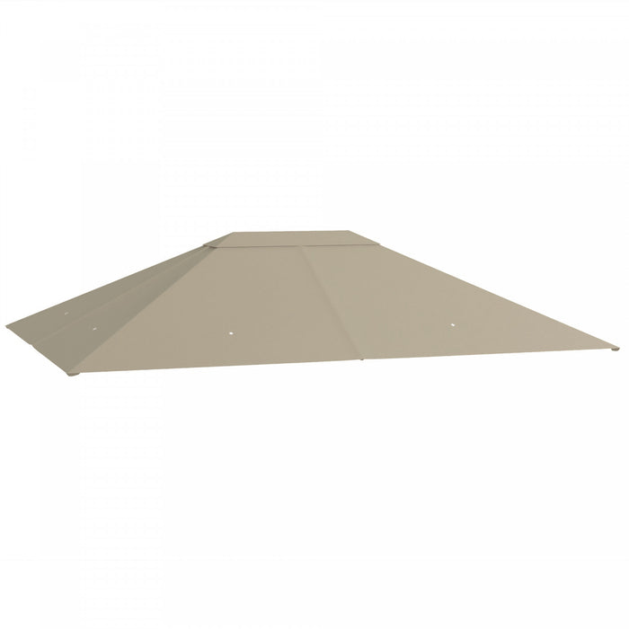 Outsunny 10' X 13' Couverture De Toit De Remplacement, Kaki
