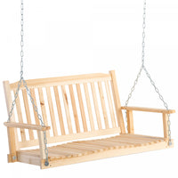 Outsunny Balancelle De Porche Pour 2 Pers Avec Chaines De Suspension