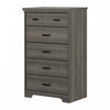 Versa Commode 5 Tiroirs - Erable Cendre