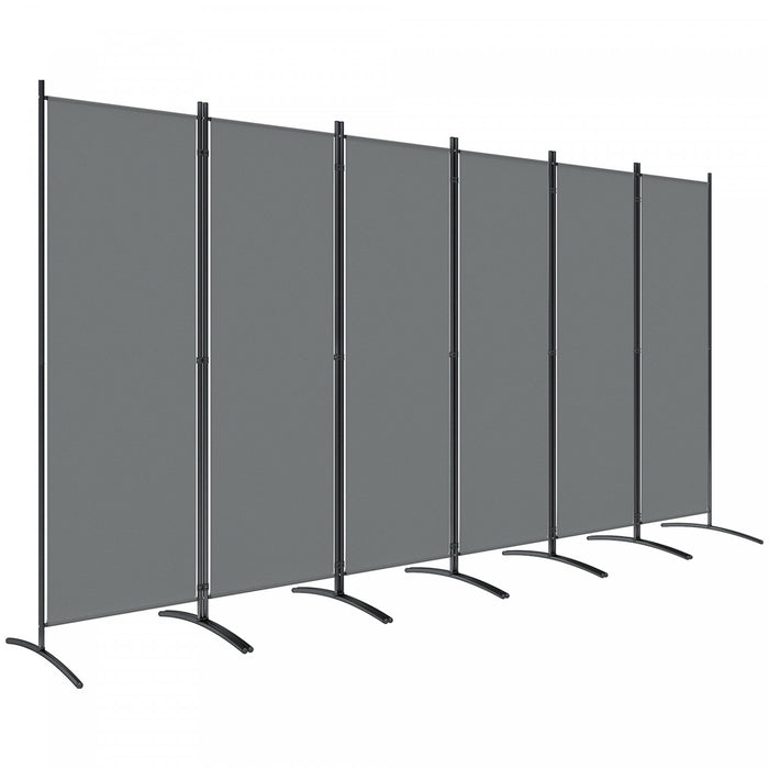 Outsunny Paravent Exterieur 6 Panneaux avec Protection UV30+