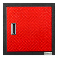 Armoire murale GearBox de série Premier de 24 po de Gladiator - bande de roulement rouge