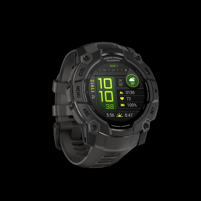  Black With Charcoal Silicone Band