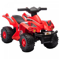 Qaba Quad 6 V Pour Enfants, Vehicule Electrique A 4 Roues Alimente Par Batterie Pour Enfants Avec Mu