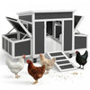 Poulailler, Maison en Bois pour 6 Poules avec Roues