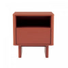 Table de nuit Ella Modern 20\" en terre cuite (1 tiroir)