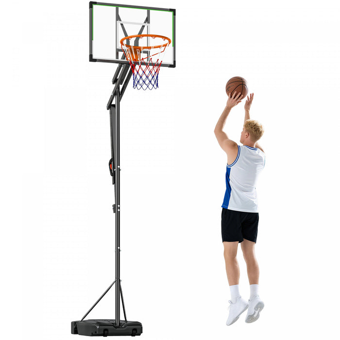 Soozier Panier de Basketball, Reglable de 4.1-8.5pi avec cerceau de 33\"