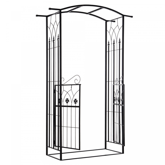 Outsunny Arbor Decoratif Pour Plantes Grimpantes