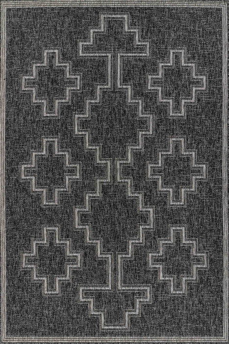 Tapis Transitionnel Esina 8'0\" x 10'0\" en Noir