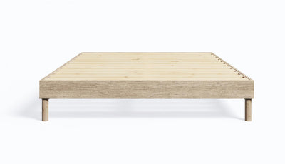 Smart Base Essential Metal Twin Platform Bed Frame - Natural | Cadre de lit plateforme simple Smart Base Essential en métal - naturel