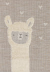 Carpette à motif lama pour enfants - 5 pi 3 po x 7 pi 7 po