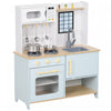Qaba Cuisine Pour Enfants Avec Cuisiniere Et Four A Micro-ondes