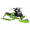 Soozier Luge a neige pour enfants avec siege en caoutchouc rembourre, vert