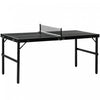 Soozier Table De Ping-pong De Taille Moyenne, Pliante En Aluminium