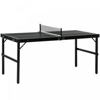 Soozier Table De Ping-pong De Taille Moyenne, Pliante En Aluminium